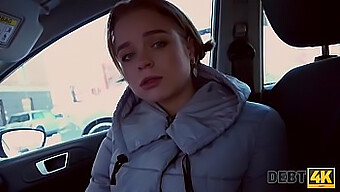 Calibri Angel, Russian Teen, Engages In Anal Sex With Agent In His Car